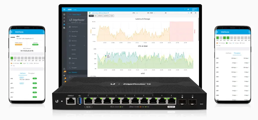 Router UBIQUITI ER-6P EdgeRouter 6P, Raport calitate-pret imbatabil