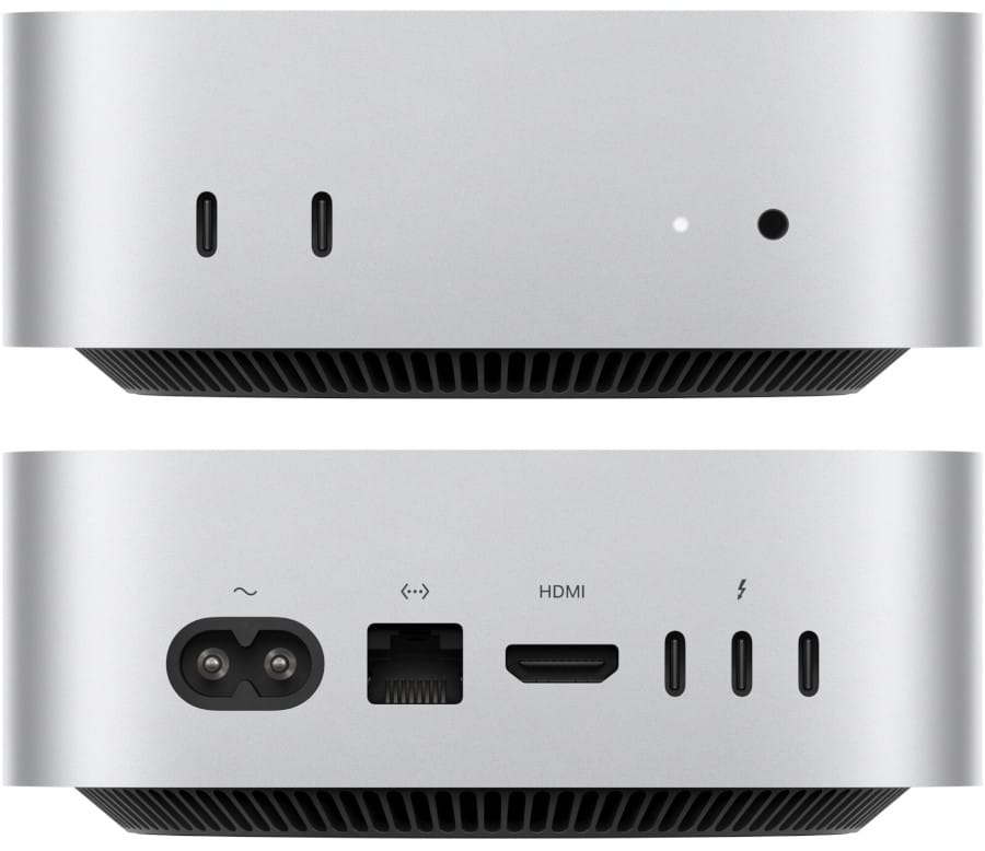 Apple Mac Mini cu procesor Apple M4, 10 nuclee CPU și 10 nuclee GPU