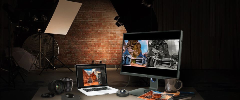 Monitor Benq pentru fotografi de 32 inch, 4K IPS Adobe RGB HDR USB-C