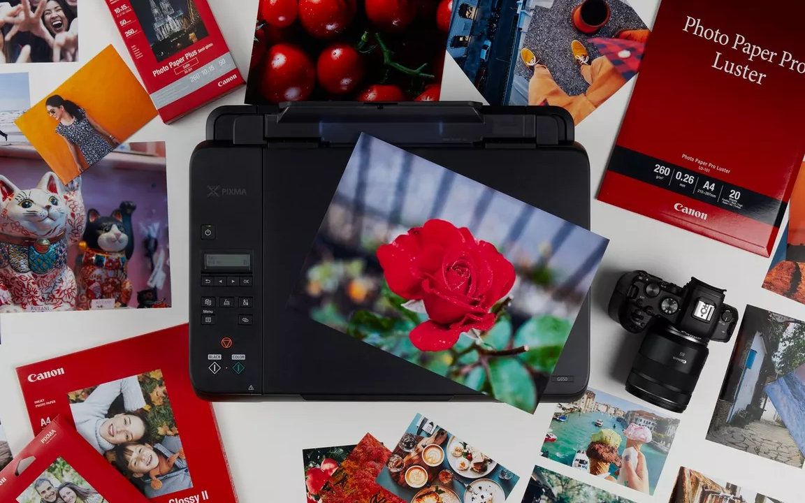Imprimanta A4 Multifunctional Inkjet, Canon Pixma G640, Color CISS Wireless
