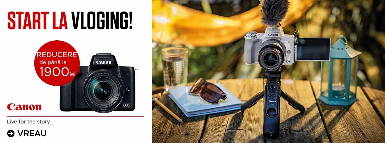 Start la Vloging cu Canon