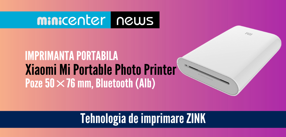 Xiaomi Mi Portable Photo Printer - Imprimanta portabila