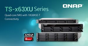 NAS Qnap TS-463XU-RP, AMD G-Series GX-420MC Quad-Core, 4GB DDR3L