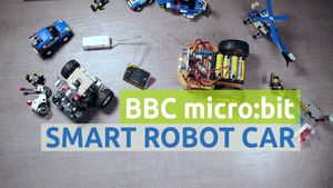 Jucaria inteligenta Smart Robot Car si BBC micro:bit